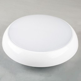 Lámpara de techo redonda empotrada creativa, iluminación para el hogar.