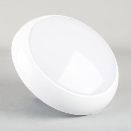 Lámpara de techo redonda empotrada creativa, iluminación para el hogar.