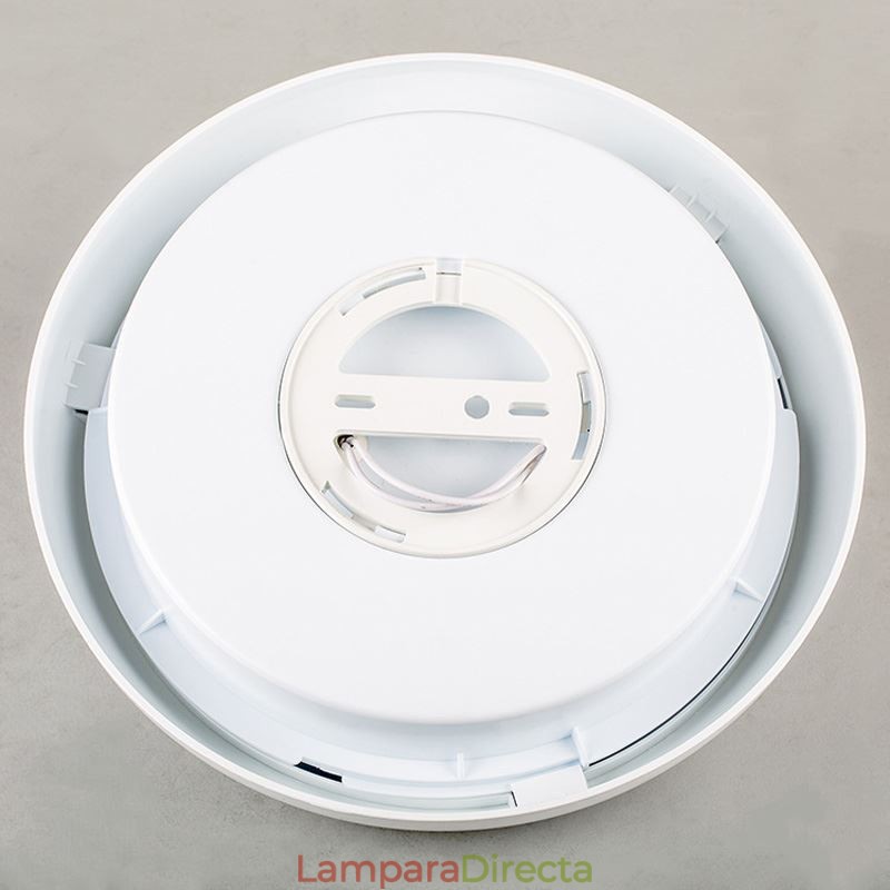 Lámpara de techo redonda empotrada creativa, iluminación para el hogar.