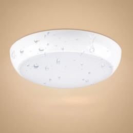 Lámpara de techo redonda empotrada creativa, iluminación para el hogar.