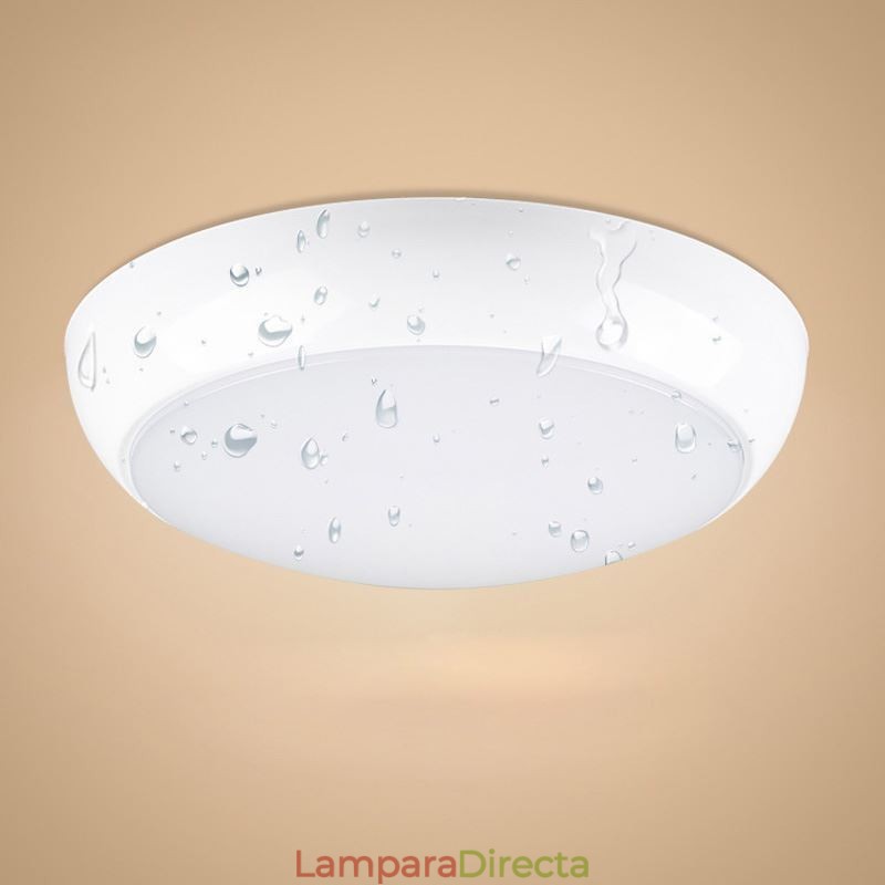 Lámpara de techo redonda empotrada creativa, iluminación para el hogar.