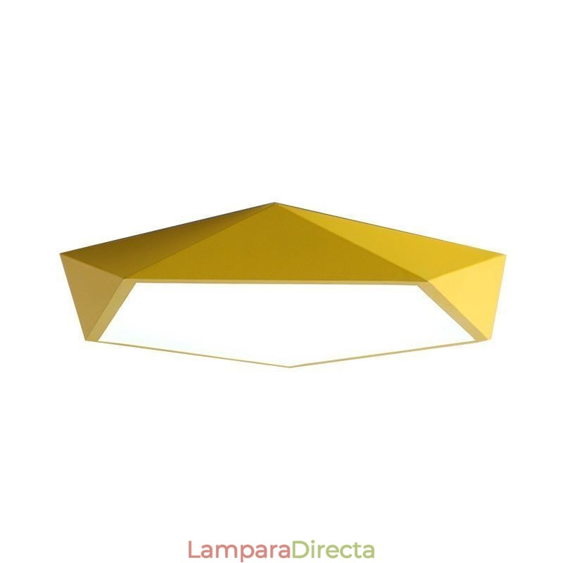 Lámpara de techo empotrada moderna con diseño de diamante, ultrafina, para el hogar