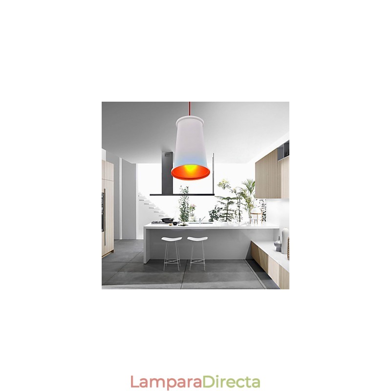 Lámpara de araña estilo mini moderna contemporánea de metal