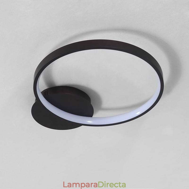 Lámpara de techo circular empotrada de estilo nórdico