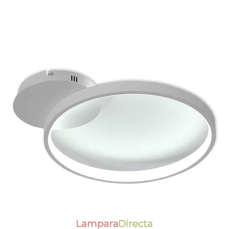 Lámpara de techo circular empotrada de estilo nórdico