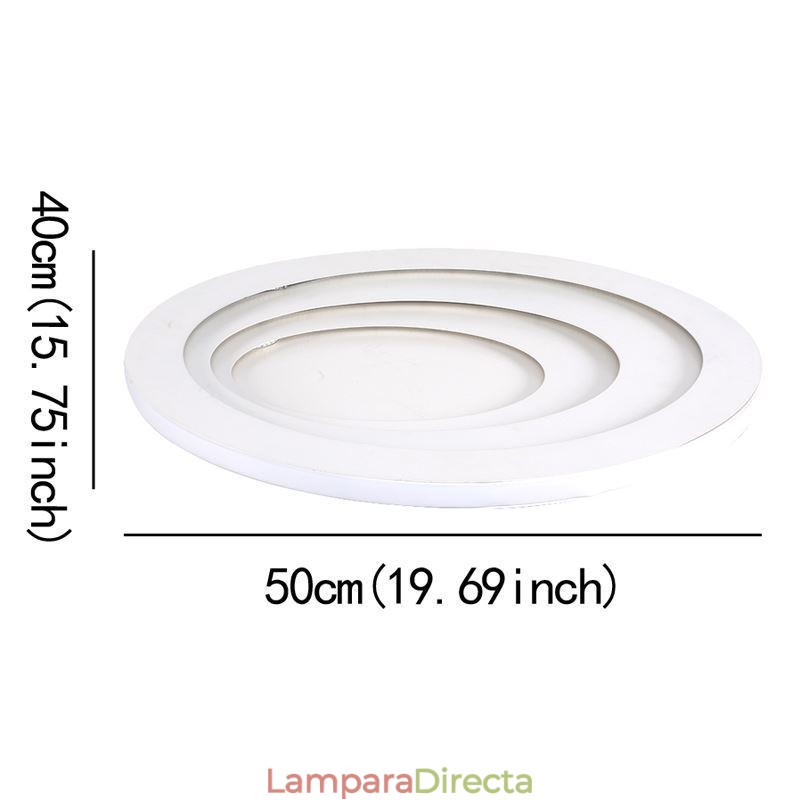 Lámpara de techo moderna empotrada con forma de gota de agua para terraza, iluminación lateral