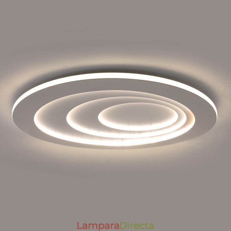 Lámpara de techo moderna empotrada con forma de gota de agua para terraza, iluminación lateral