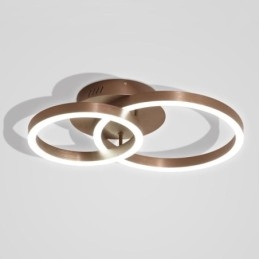 Lámpara de techo moderna, sencilla y creativa con montaje empotrado, iluminación cálida.