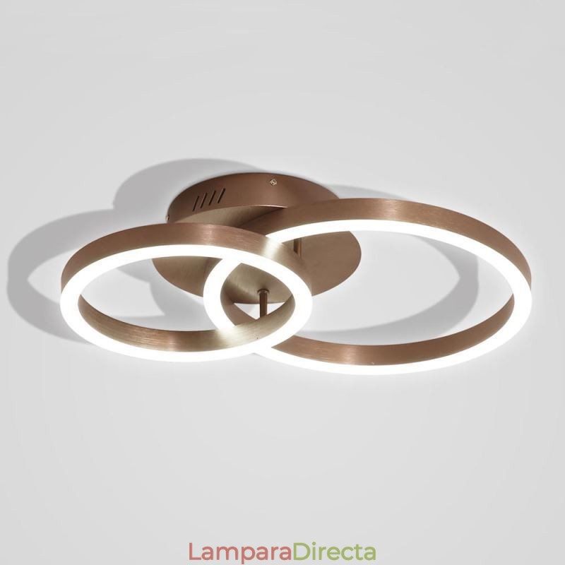 Lámpara de techo moderna, sencilla y creativa con montaje empotrado, iluminación cálida.