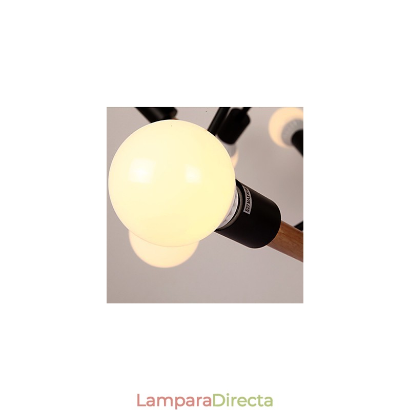Lámpara de araña estilo mini moderna contemporánea de metal