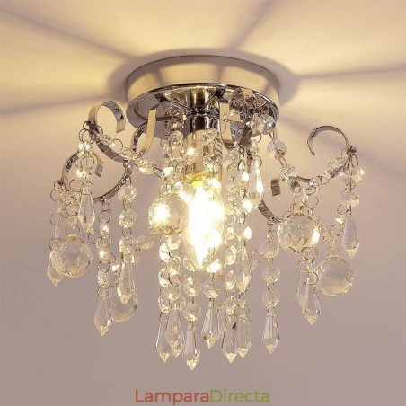 Lámpara de techo empotrada minimalista moderna de cristal simple Lámpara de techo empotrada minimalista moderna de cristal simple