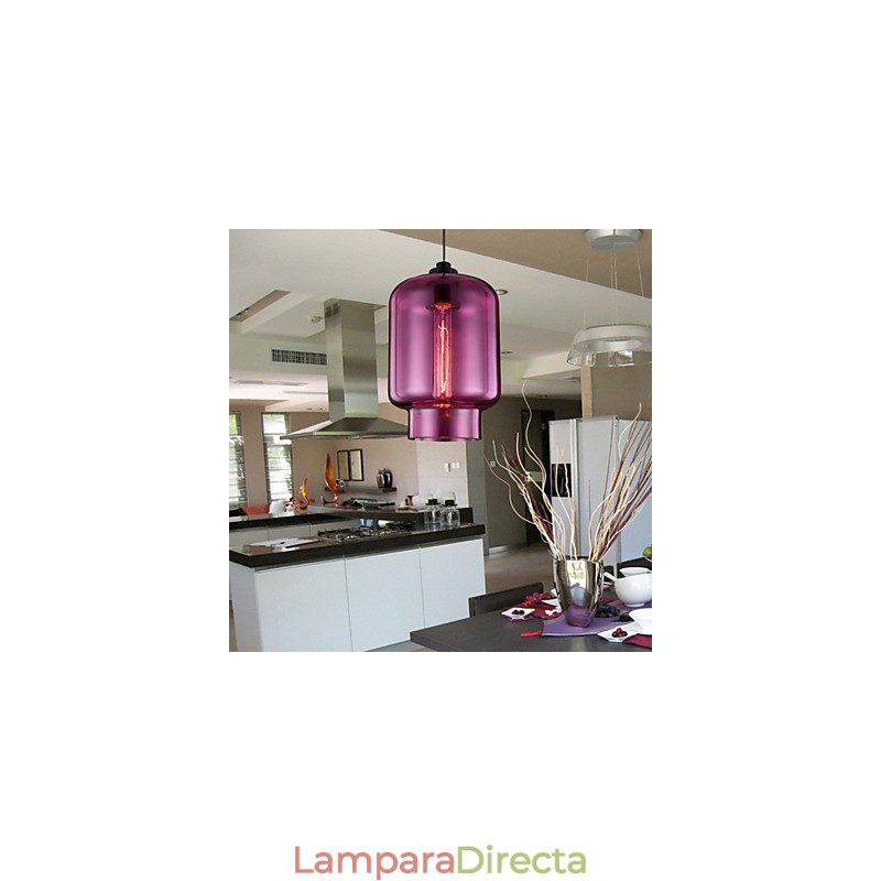 Lámpara de araña estilo mini moderna contemporánea de cristal