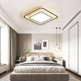 Lámpara de techo de cristal, luz de techo creativa