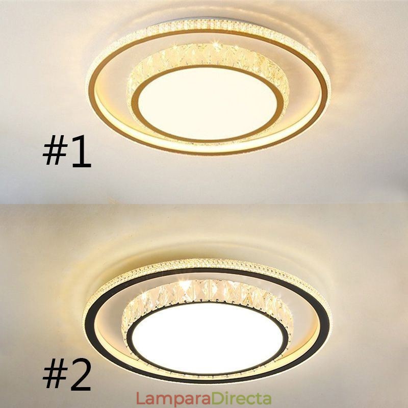 Lámpara de techo de cristal, luz de techo creativa