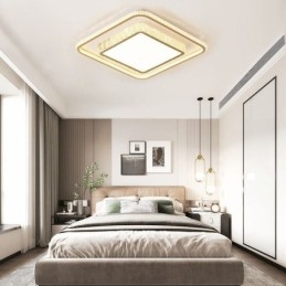 Lámpara de techo de cristal, luz de techo creativa