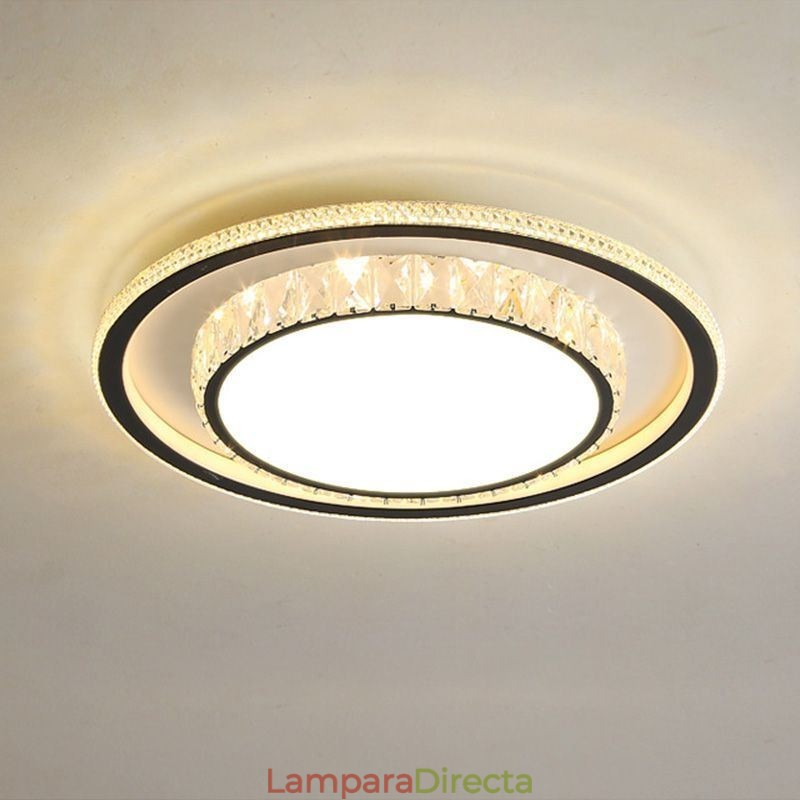 Lámpara de techo de cristal, luz de techo creativa