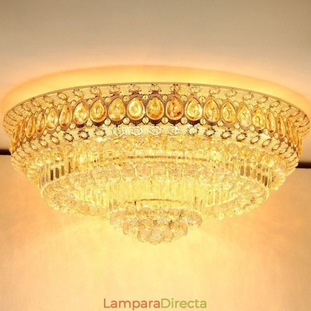Lámpara de techo moderna y sencilla de cristal empotrada, iluminación redonda creativa Lámpara de techo moderna y sencilla de cristal empotrada, iluminación redonda creativa
