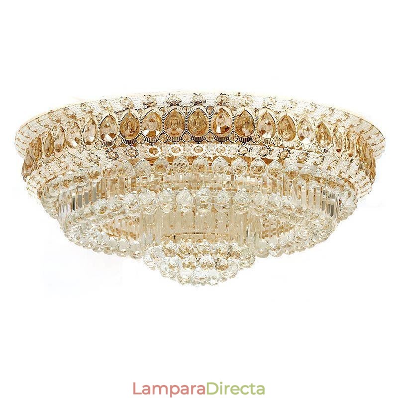 Lámpara de techo moderna y sencilla de cristal empotrada, iluminación redonda creativa