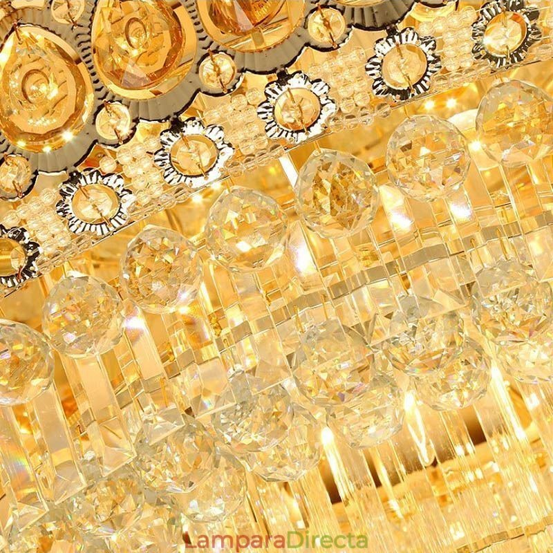 Lámpara de techo moderna y sencilla de cristal empotrada, iluminación redonda creativa