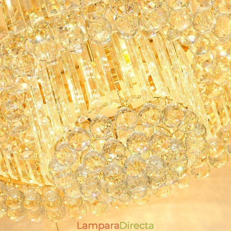 Lámpara de techo moderna y sencilla de cristal empotrada, iluminación redonda creativa