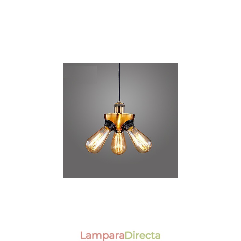 Lámpara de araña estilo mini moderna contemporánea de metal