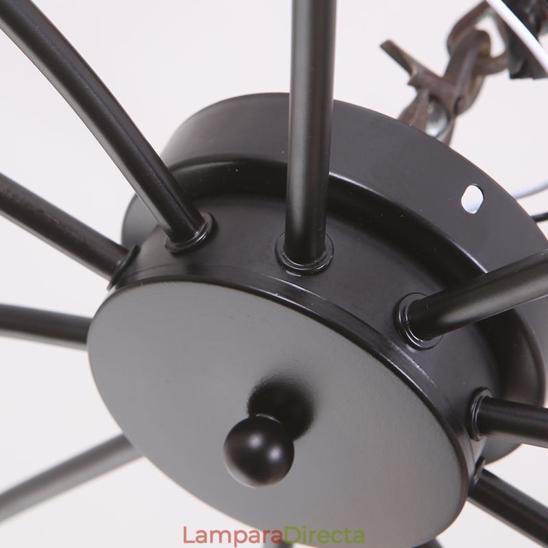 Lámpara de techo araña antigua clásica empotrada para comedor, 8 brazos y 10 brazos