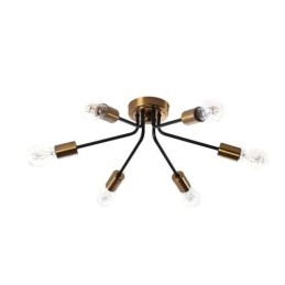 Lámpara de techo Sputnik de 6 luces con montaje semiempotrado