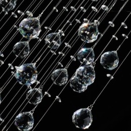 Lámpara de techo empotrada de cristal moderna