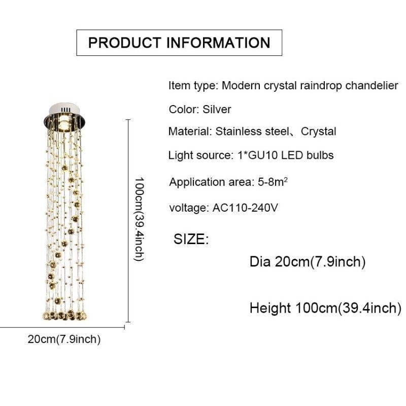 Lámpara de araña grande de lujo moderna de cristal con montaje empotrado para techo