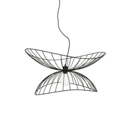 Lámpara colgante moderna con forma de sombrero, decoración minimalista, 1 luz