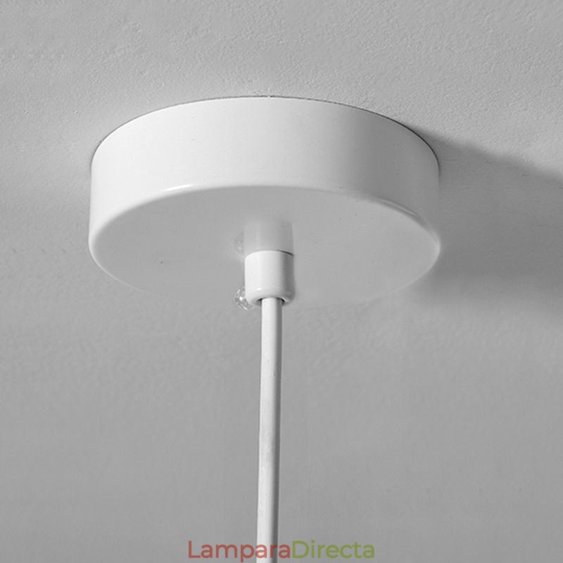 Lámpara colgante de resina, lámpara de techo sencilla