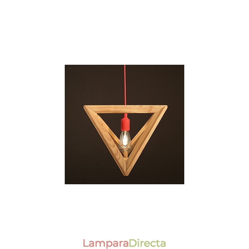 Lámpara de araña de madera nórdica para cafetería, ropa, creativa, retro, decorativa, de roble