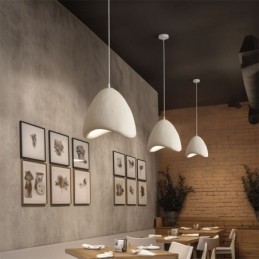 Lámpara de techo de resina decorativa colgante