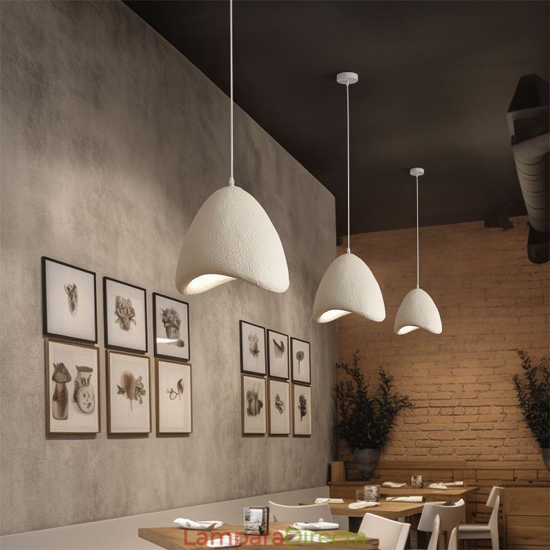 Lámpara de techo de resina decorativa colgante