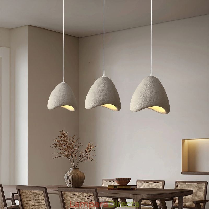 Lámpara de techo de resina decorativa colgante