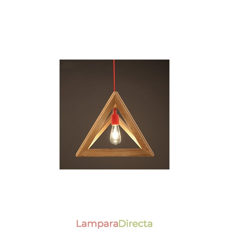 Lámpara de araña de madera nórdica para cafetería, ropa, creativa, retro, decorativa, de roble