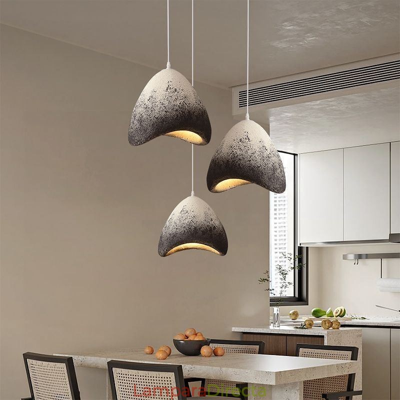 Lámpara de techo de resina decorativa colgante