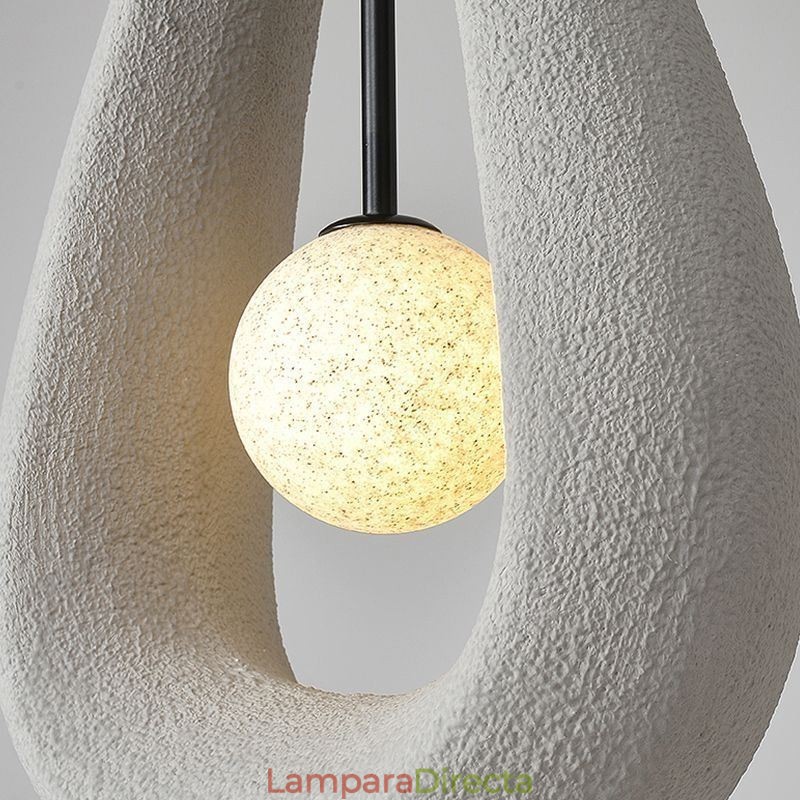 Lámpara colgante de techo de resina