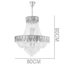 Lámpara colgante de cristal, lámpara de techo decorativa de lujo