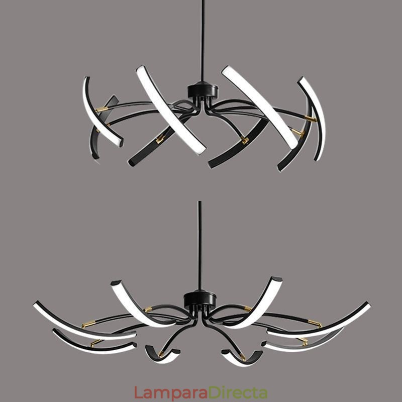 Lámpara colgante Lámpara de techo transformable minimalista