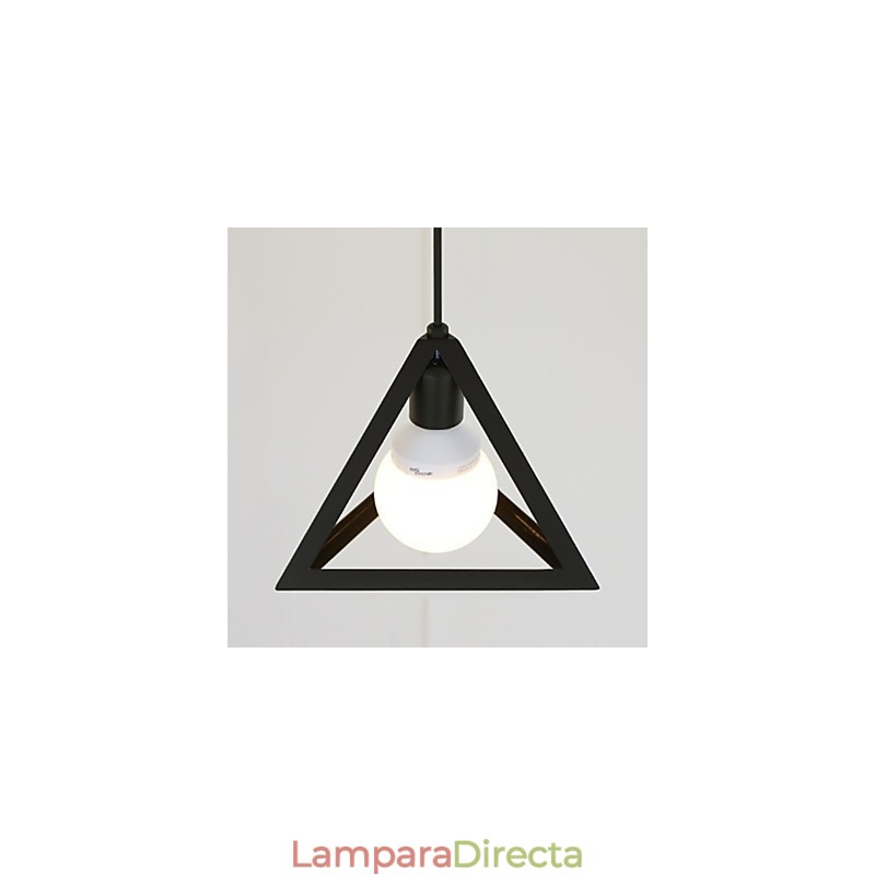 Lámpara de araña de metal con pintura estilo mini linterna