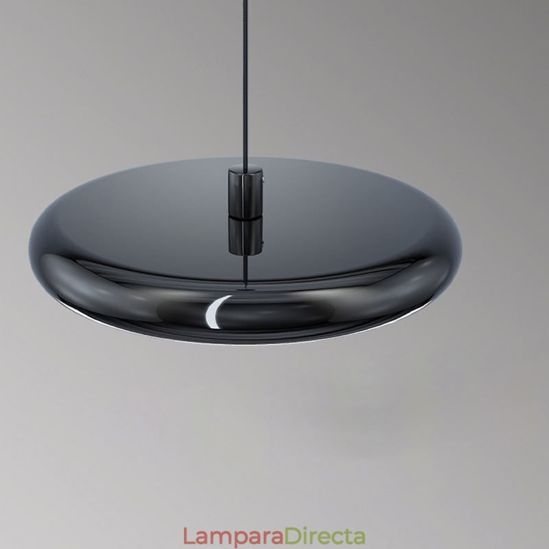 Lámpara colgante redonda de tres cabezas