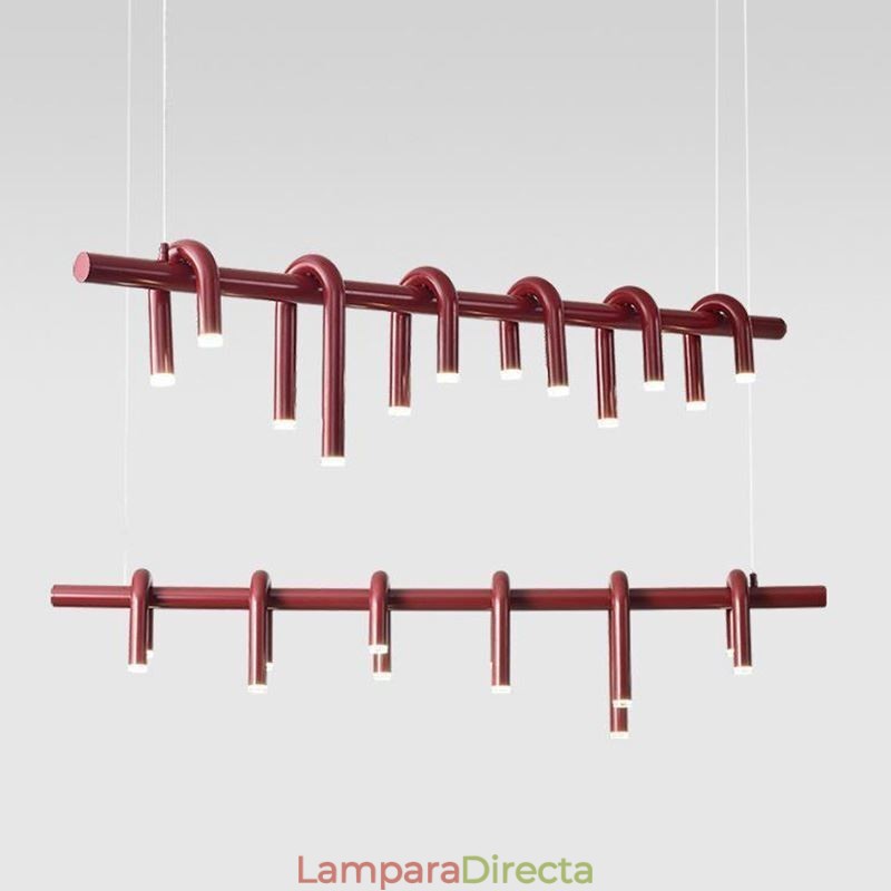 Lámpara colgante decorativa en forma de U