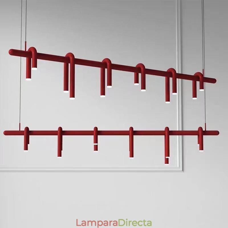 Lámpara colgante decorativa en forma de U