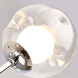 Lámpara colgante de cristal estilo europeo con forma de frijoles mágicos simples.