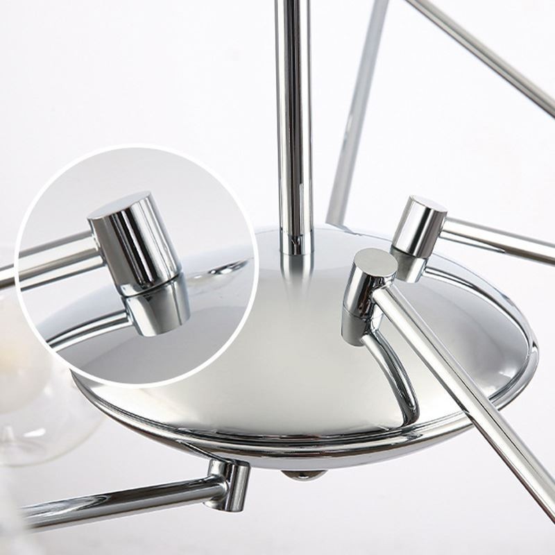 Lámpara colgante de cristal estilo europeo con forma de frijoles mágicos simples.