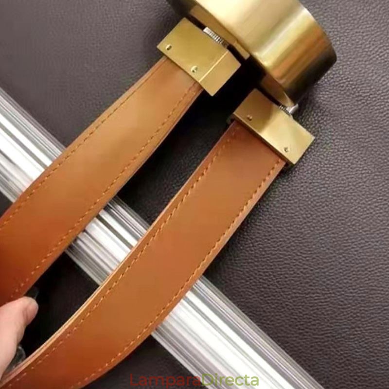 Lámpara colgante europea estilo Wabi Sabi con cinturón decorativo