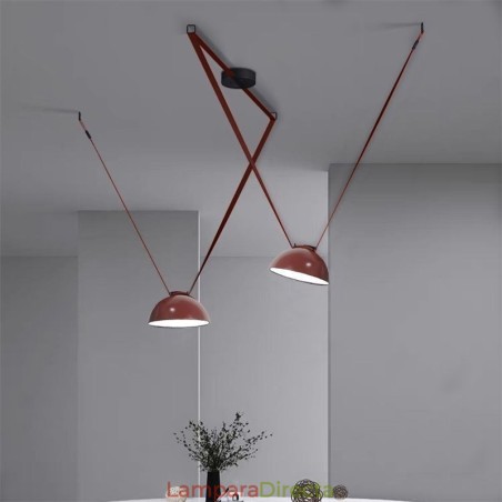 Lámpara colgante con forma de cinturón, estilo europeo simple Wabi Sabi, lámpara de techo con forma de cinturón Lámpara colgante con forma de cinturón, estilo europeo simple Wabi Sabi, lámpara de techo con forma de cinturón