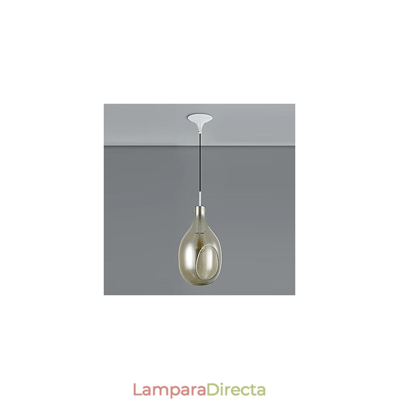 Lámpara colgante artística moderna y sencilla de una luz