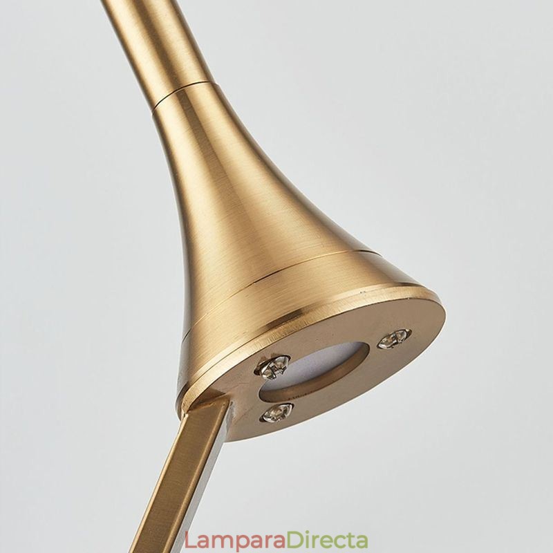Lámpara colgante moderna minimalista de hierro forjado y cristal de lava.